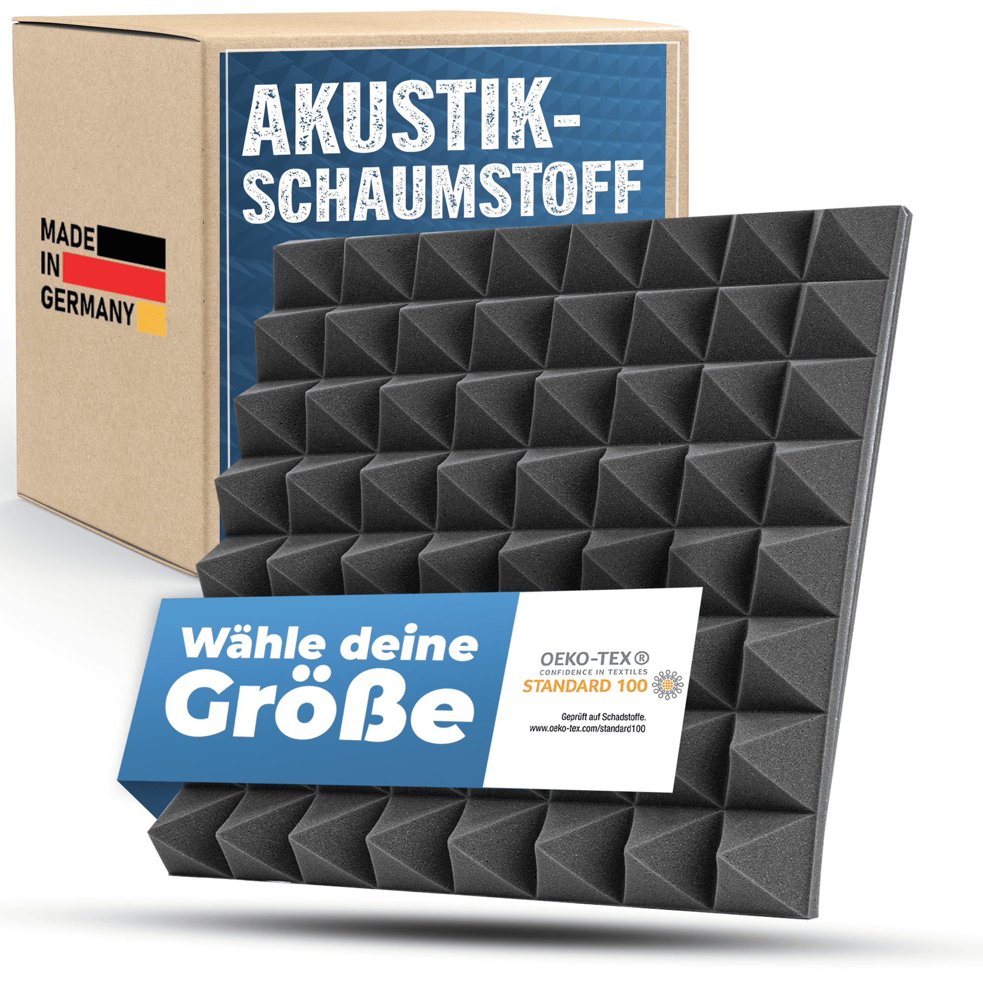 Akustik Pyramiden für einen besseren Klang | Größe wählbar