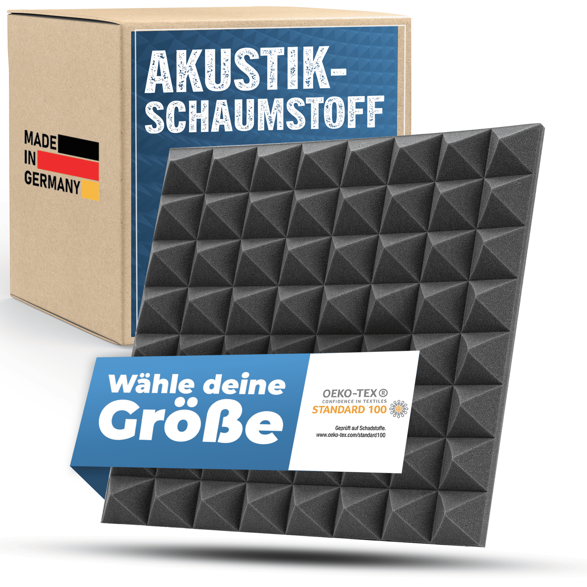 Akustik Pyramiden für einen besseren Klang | Größe wählbar