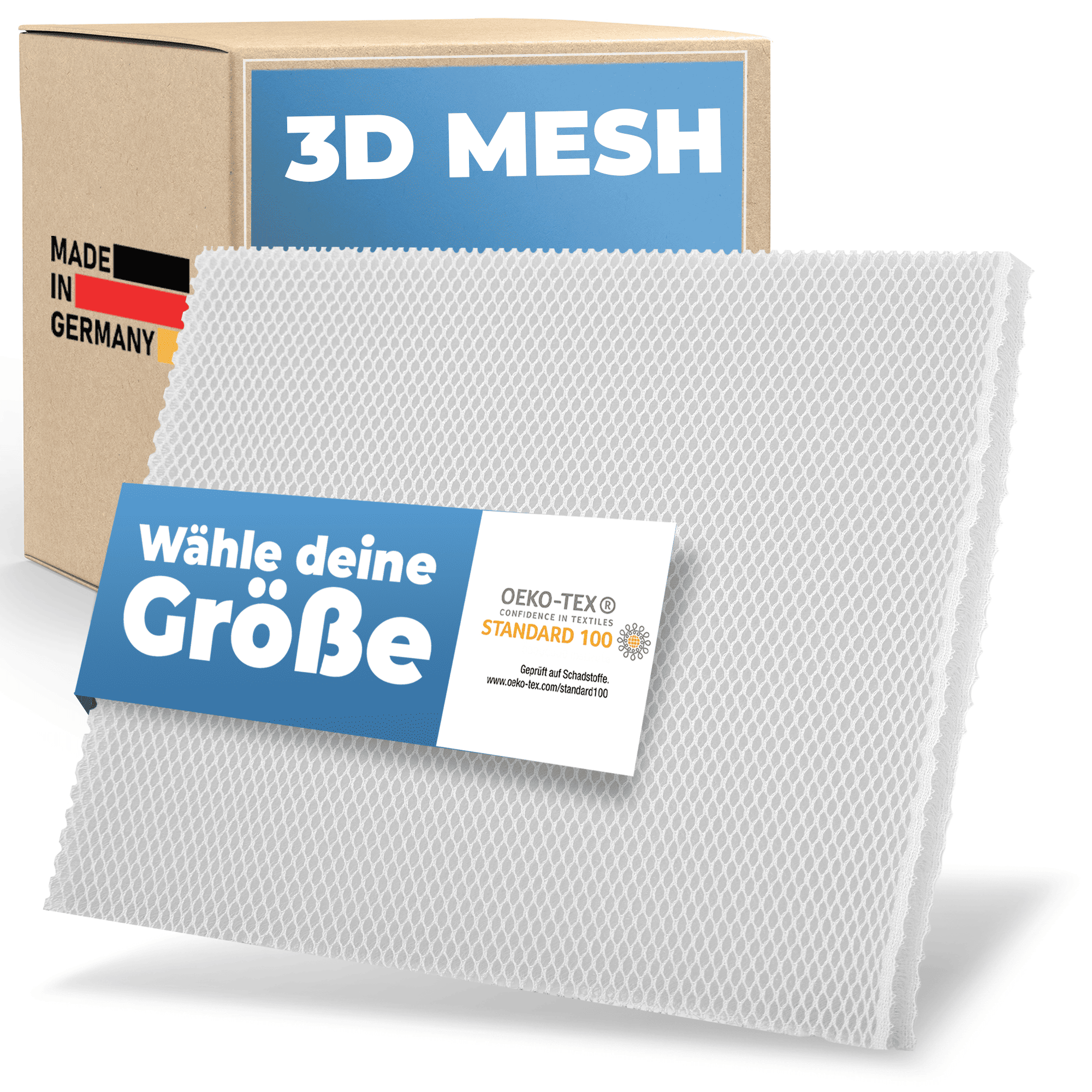 Matratzenunterlage 3D Air-Mesh — 20 mm | Atmungsaktiv & Hygienisch